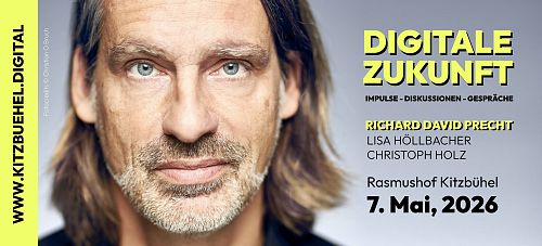 Digitale Zukunft: Gewinne ein Ticket für den hochkarätigen Vortrag mit Richard David Precht, Lisa Höllbacher und Christoph Holz